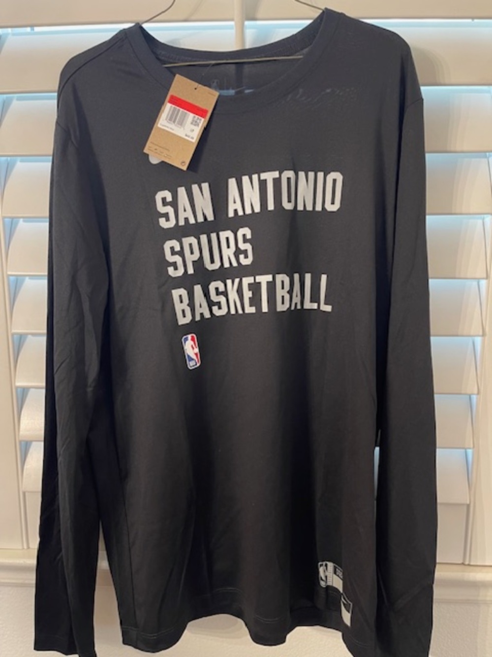 San Antonio Spurs Nike NBA Shooting Shirt Men’s Large-NWT